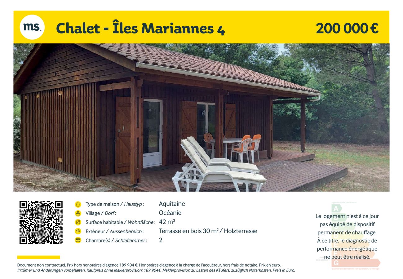 Chalet à Grayan-et-l´Hôpital - ILES MARIANNES 4