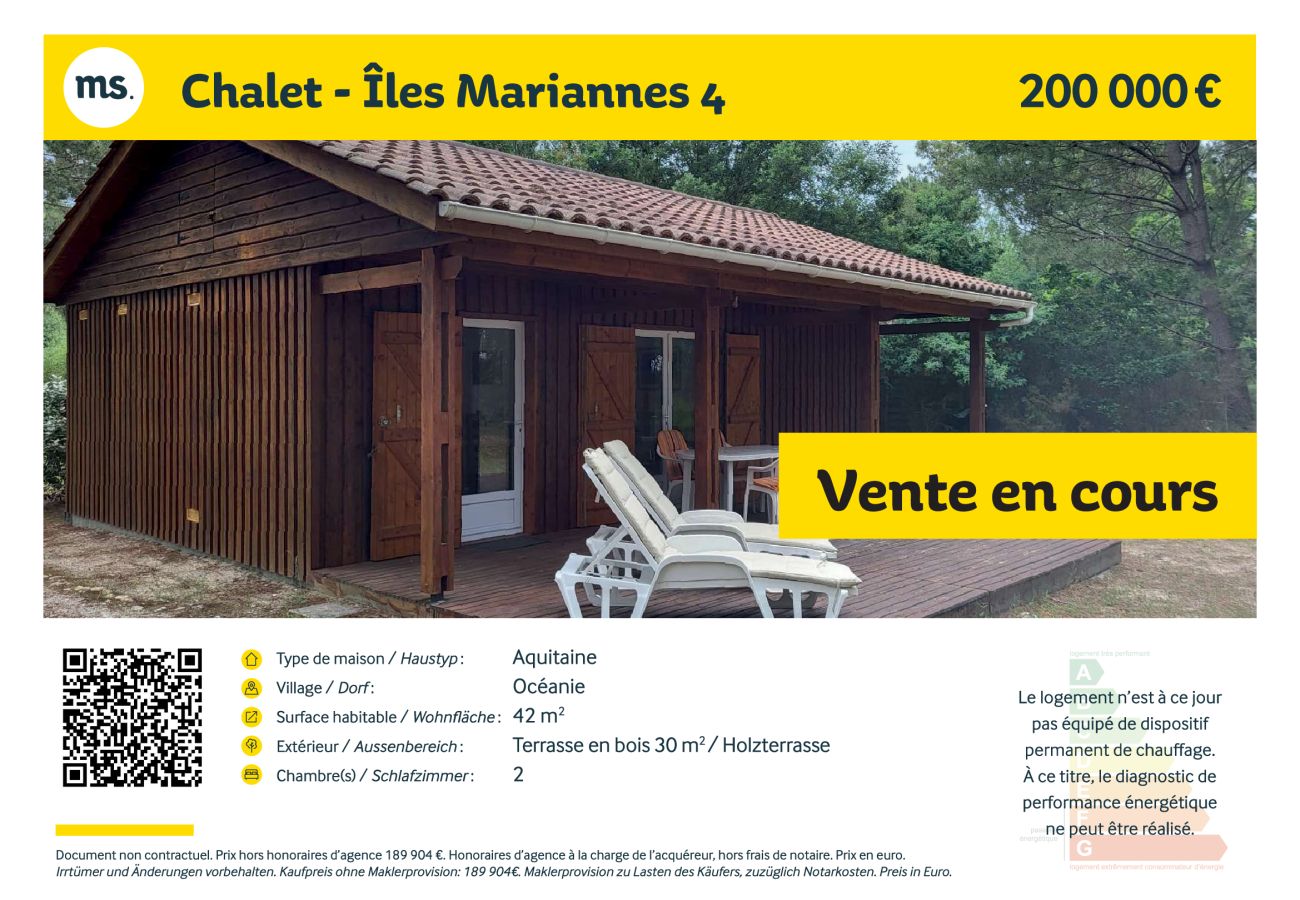 Chalet à Grayan-et-l´Hôpital - ILES MARIANNES 4