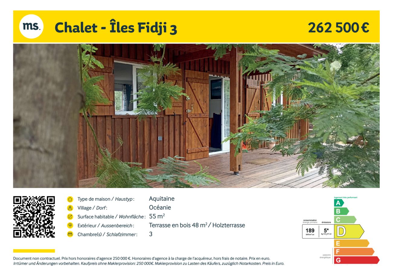 Chalet à Grayan-et-l´Hôpital - ILES FIDJI 3