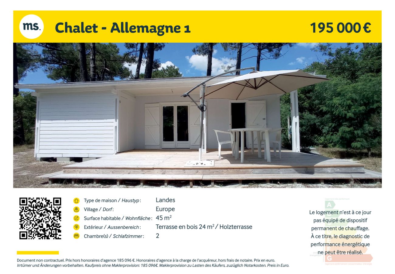 Chalet à Grayan-et-l´Hôpital - ALLEMAGNE 1