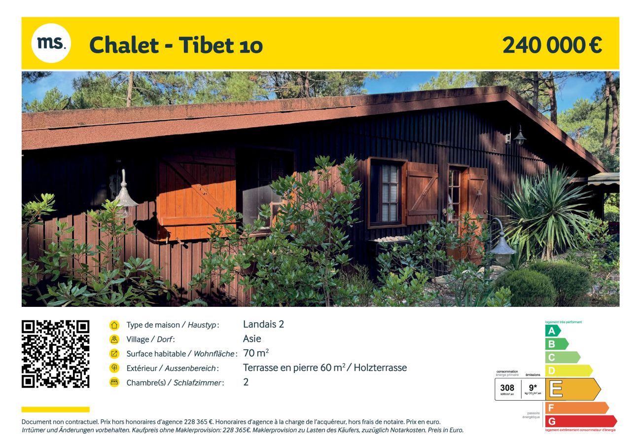 Chalet à Grayan-et-l´Hôpital - TIBET 10