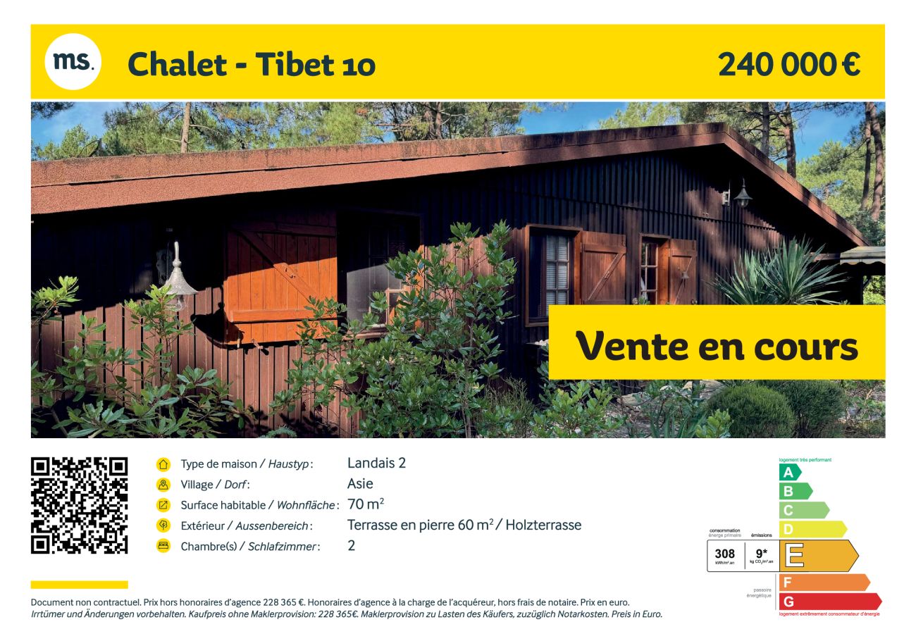 Chalet à Grayan-et-l´Hôpital - TIBET 10